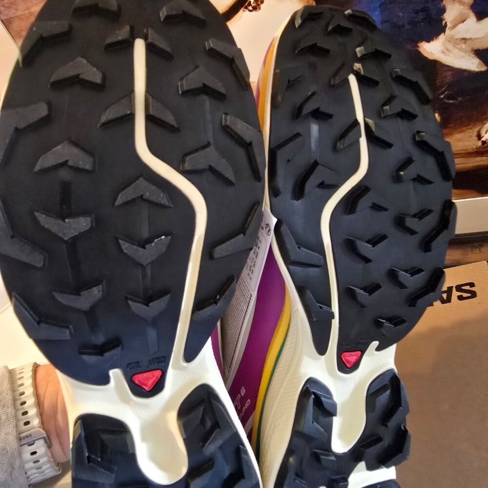 Salomon XT-6 Antique Gold/Transparent Yellow L47886500 Hiking Shoes Mens US 10.5 - Picture 12 of 16